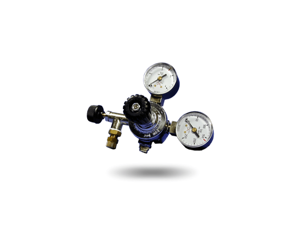 CO2 Regulator with 2 Gauges - D&D