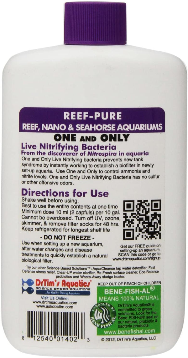 Dr. Tims - One & Only Live Nitrifying Bacteria - Reef Pure - PetStore.ae