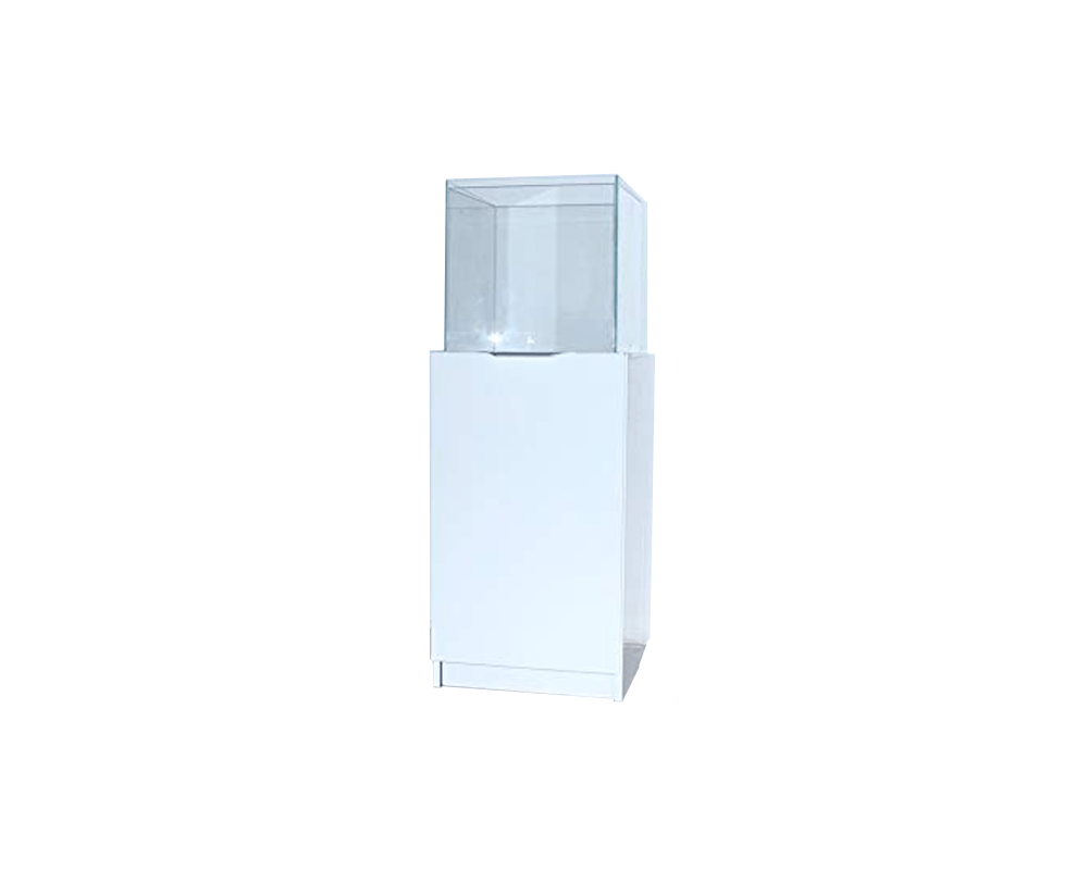 Deluxe Glossy White Cabinet For 42cm Cube - Dymax - PetStore.ae