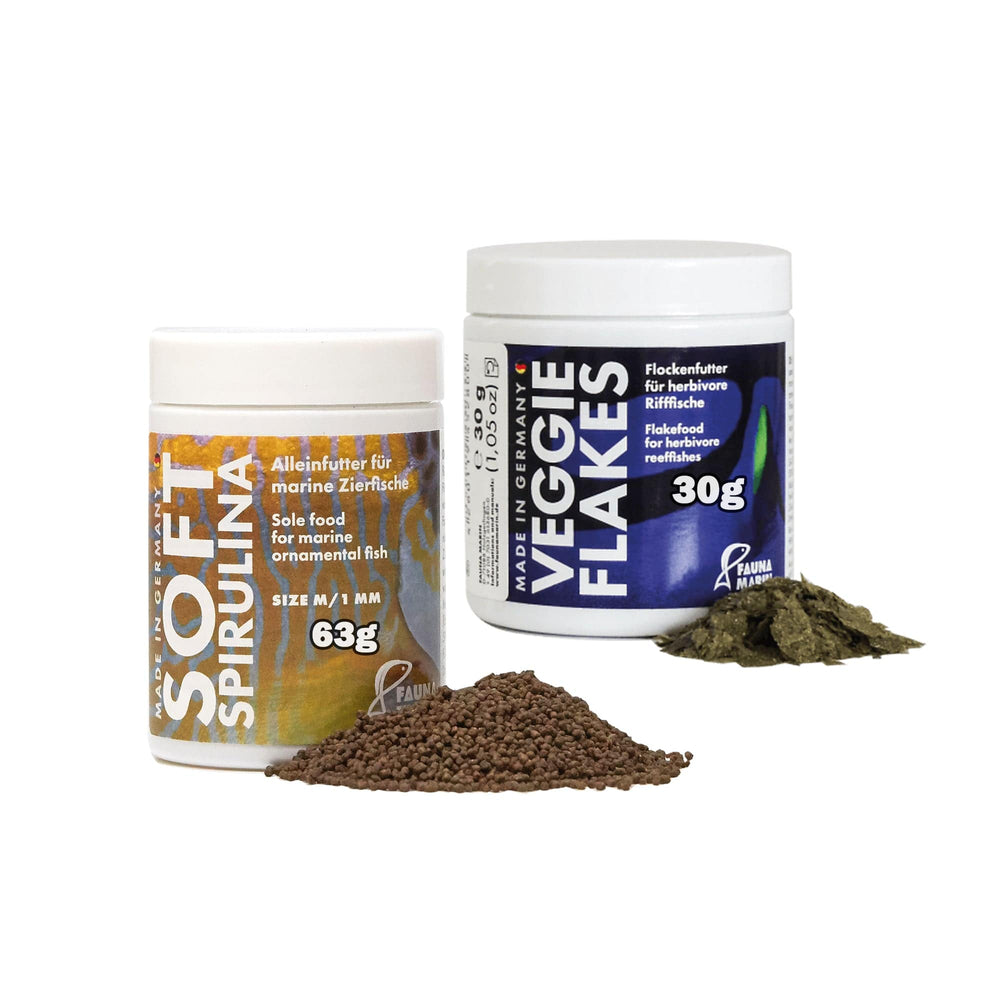 Fauna Marin - Soft Spirulina & Veggie Flakes Package Deal