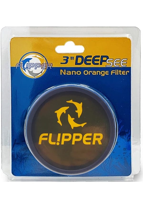Flipper DeepSee Magnetically Mounted Magnified Aquarium Viewer with Orange Filter Lens
