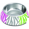 FuzzYard Street Cat - Melamine Bowl Multi Stripe, Small - PetStore.ae