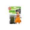 Cute Refillable Catnip Duck Toy With 3 Catnip Teabags - GiGwi - PetStore.ae
