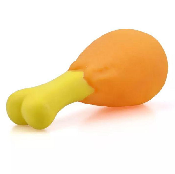 GimDog - Chicken Leg Squeaky Toy For Dog - PetStore.ae