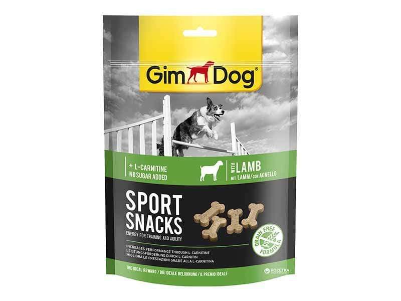 GimDog - Sport Snacks Mini-Bones With Lamb