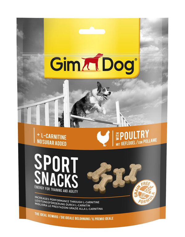 GimDog - Sport Snacks Mini-Bones With Poultry - PetStore.ae
