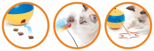 Catit Tumbler Bee Cat Toy - Hagen - PetStore.ae