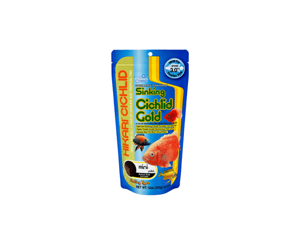 Cichlid Gold Sinking Mini Pellet- Hikari - PetStore.ae