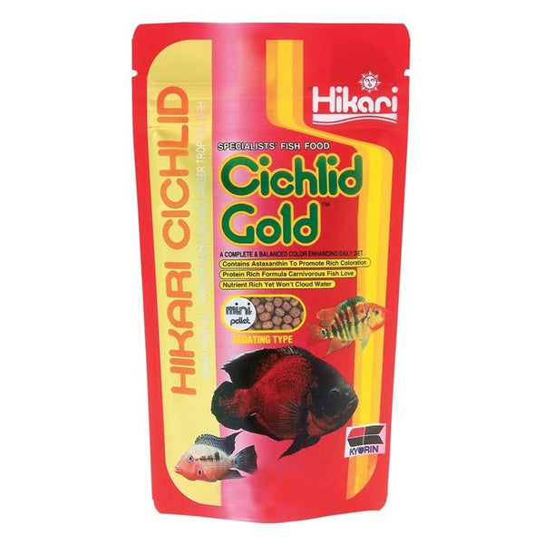 Cichlid Gold Mini Pellet Fish Food - Hikari - PetStore.ae