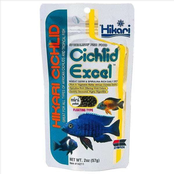 Cichlid Excel Mini Pellet Fish Food - Hikari - PetStore.ae
