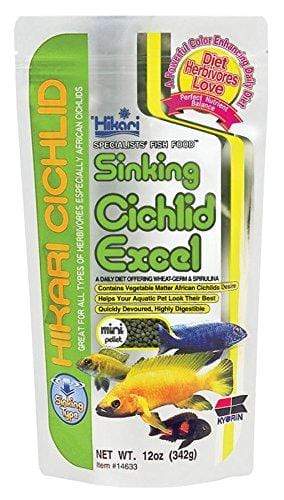 Sinking Cichlid Excel Mini Pellet Fish Food - Hikari - PetStore.ae