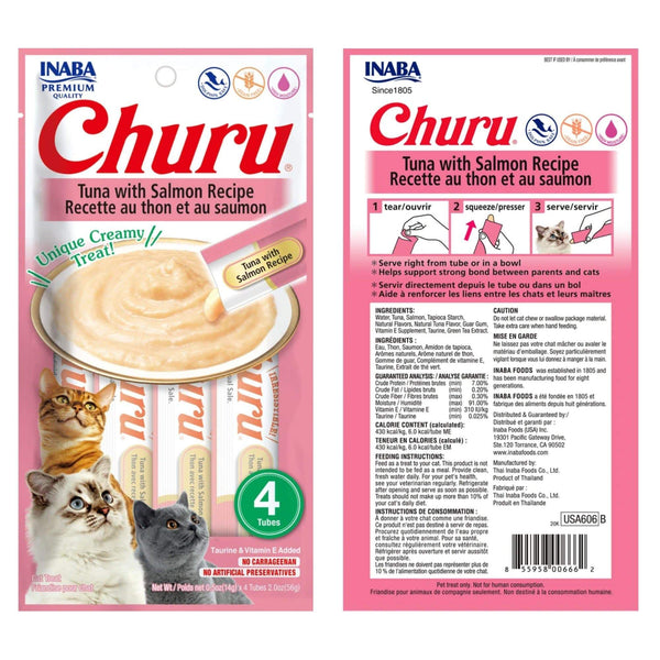 Inaba - Churu Tuna with Salmon 56g - PetStore.ae