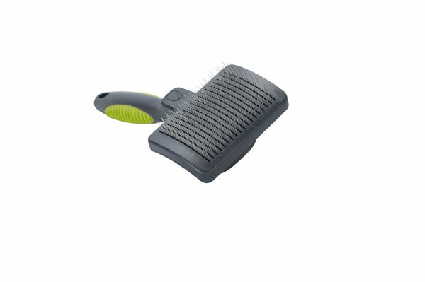 Buster Self-Cleaning Slicker Hard Pins Pet Brush - Kruuse - PetStore.ae