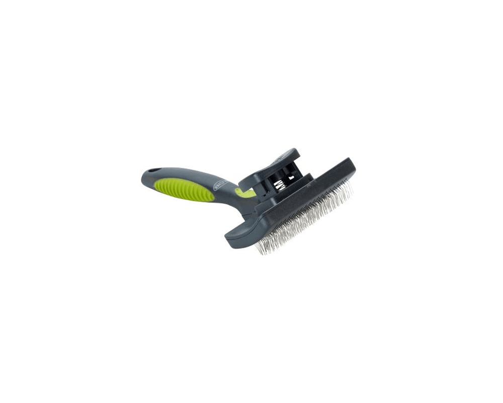 Buster Self-Cleaning Slicker Hard Pins Pet Brush - Kruuse
