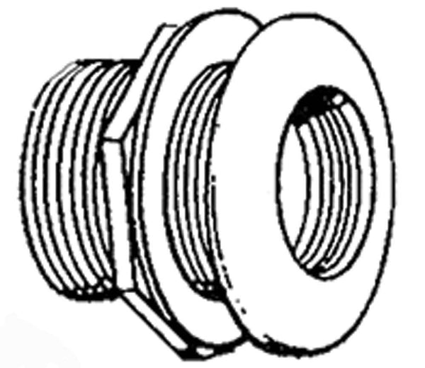 Standard Threaded Bulkhead Fitting - Lifeguard Aquatics - PetStore.ae