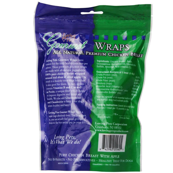 Loving Pets - Gourmet Apple & Chicken Wraps - PetStore.ae