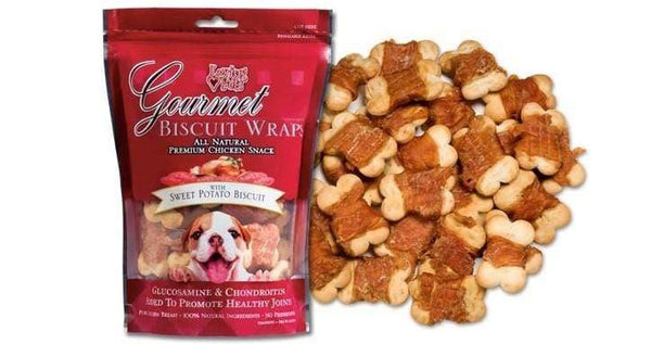 Loving Pets - Gourmet Sweet Potato Biscuit & Chicken Wraps - PetStore.ae