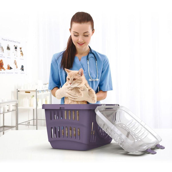 Rocket Pet Carrier Transparent Lid - Georplast - PetStore.ae