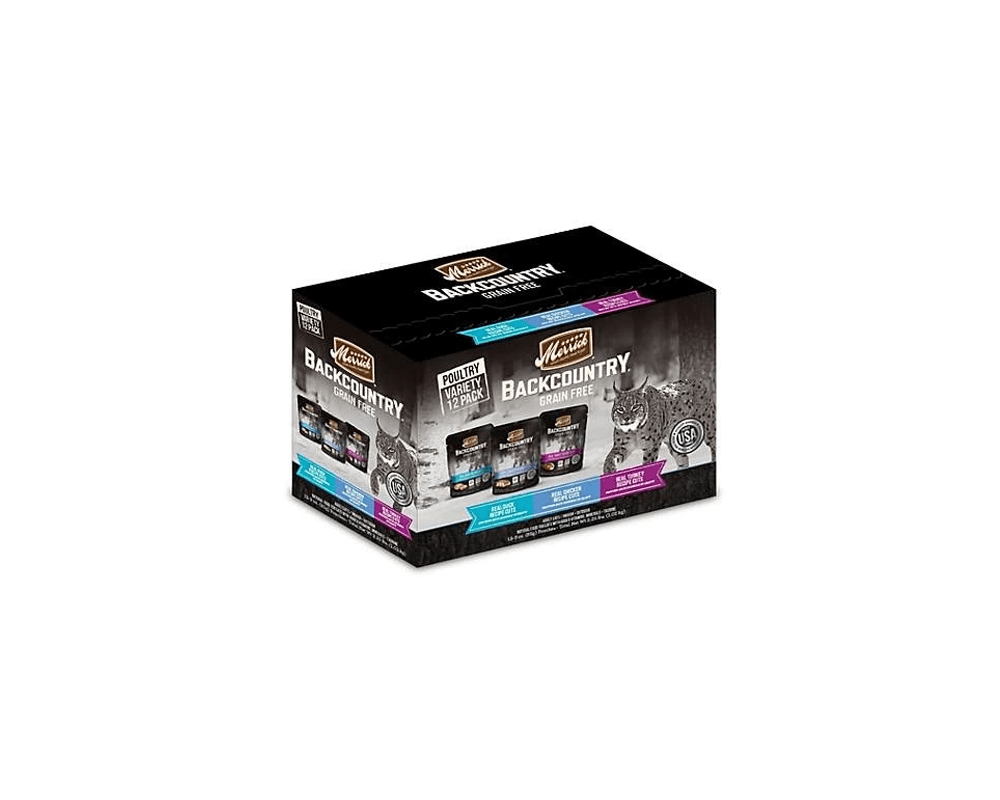 Backcountry Grain Free Cat Poultry Variety - Merrick - PetStore.ae
