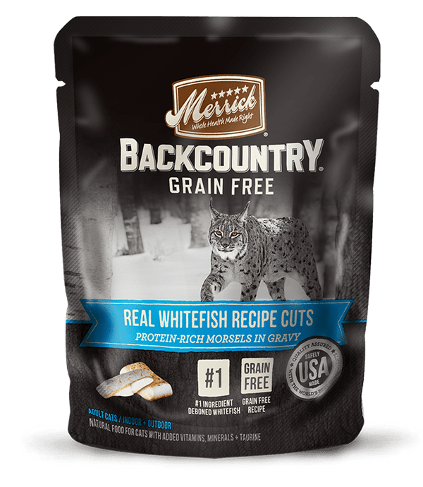 Backcountry Real Whitefish Recipe Cuts - Merrick - PetStore.ae