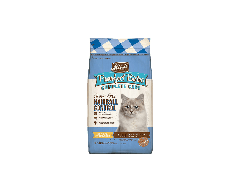 Purrfect Bistro Complete Care Hairball Control Recipe - Merrick