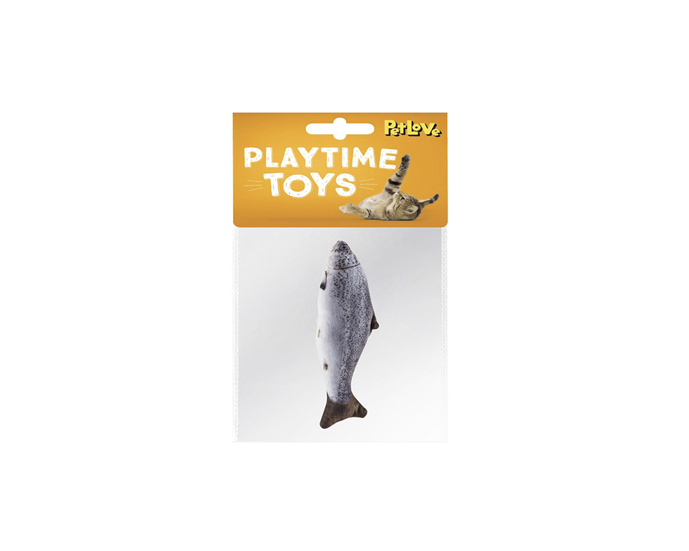 Catnip Fish Trout Cat Toy - Mikki - PetStore.ae