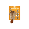 Catnip Crinkle Badger & Refill Cat Toy - Mikki - PetStore.ae
