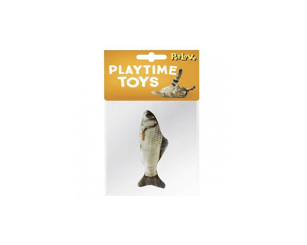 Catnip Fish Yellowfin Barb Cat Toy - Mikki