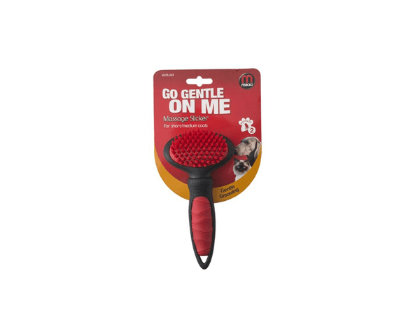 Massage Slicker Pet Brush - Mikki - PetStore.ae