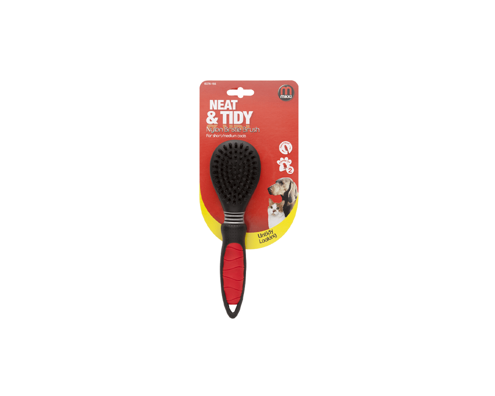 Nylon Bristle Pet Brush - Mikki