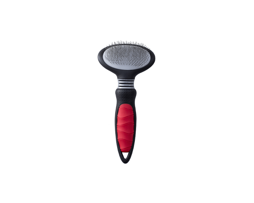 Hard Pin Slicker Pet Brush For Thick/Dense Coats - Mikki