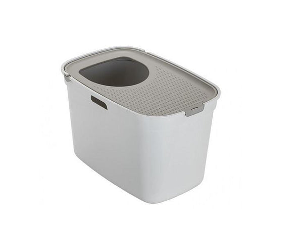 Moderna - Top Cat Grey Tray + Lemon Lid & White Tray +Grey Lid - PetStore.ae