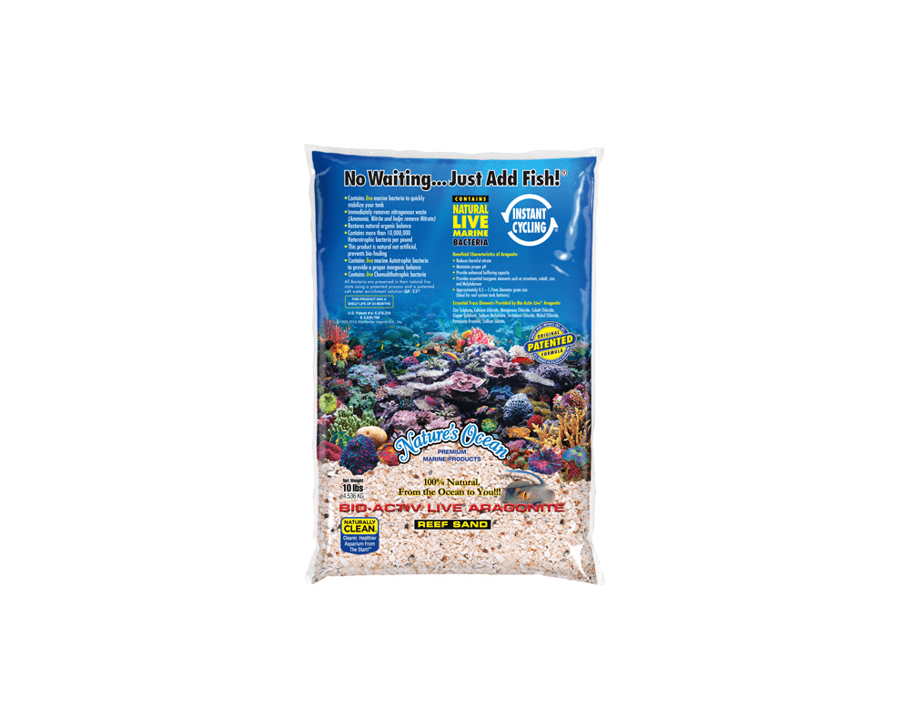 Bio-Activ Live Aragonite Sand - Live Reef Substrate - Nature's Ocean - PetStore.ae