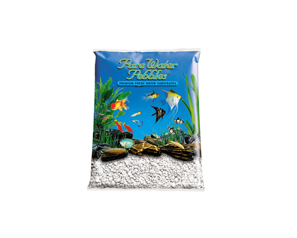 Pure Water Pebbles Snow White Aquarium Gravel  - Nature's Ocean