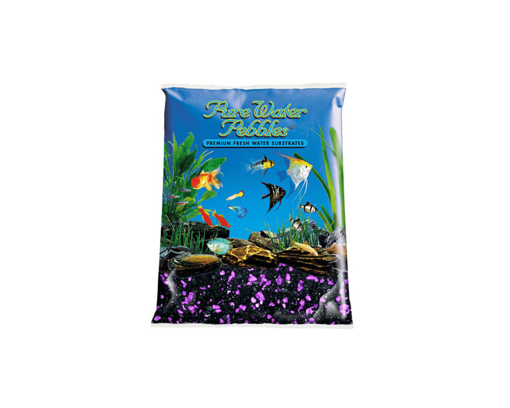 Pure Water Pebbles - BlackBerry Glo Aquarium Gravel - Nature's Ocean