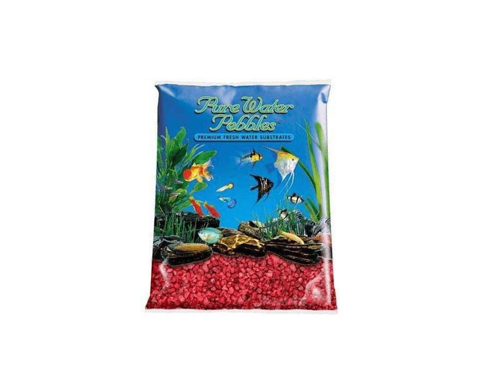 Pure Water Pebbles - Currant Red Aquarium Gravel - Nature's Ocean