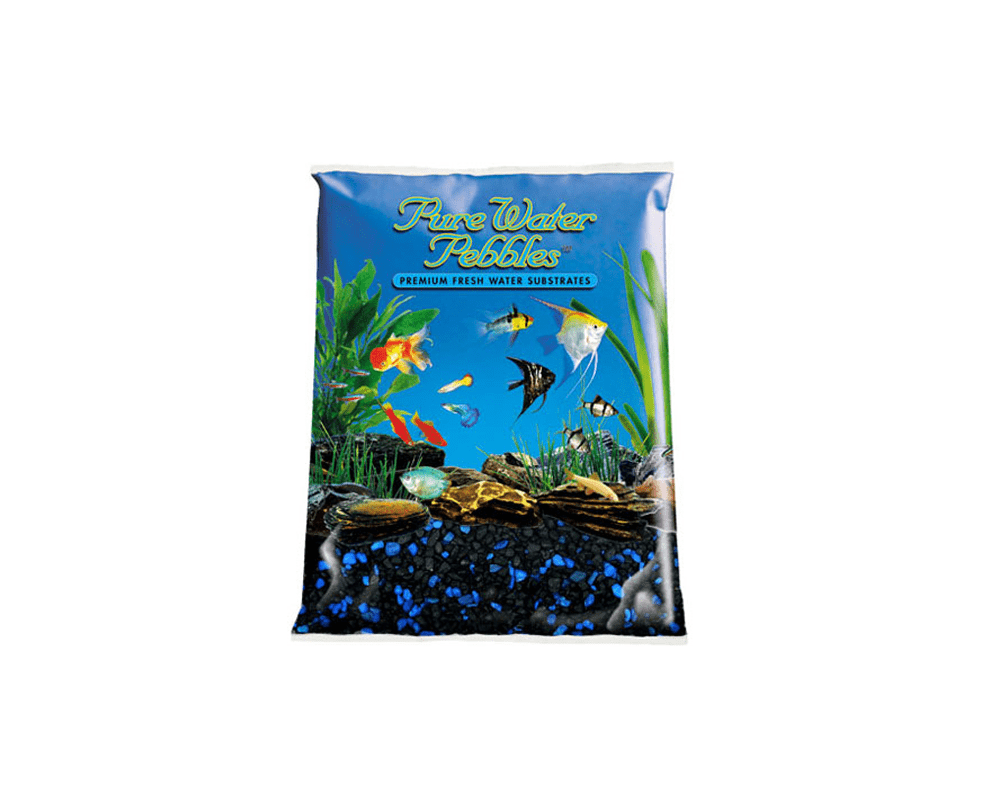 Pure Water Pebbles - Midnight Glo Aquarium Gravel - Nature's Ocean