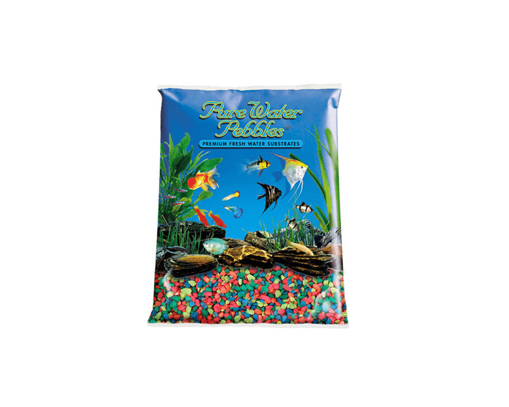 Pure Water Pebbles - Neon Rainbow Aquarium Gravel - Nature's Ocean