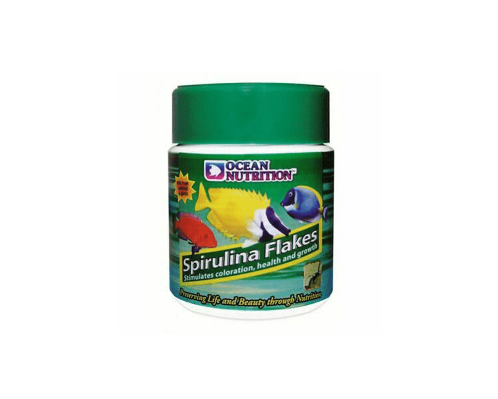 Spirulina Flakes - Fish Food - Ocean Nutrition - PetStore.ae