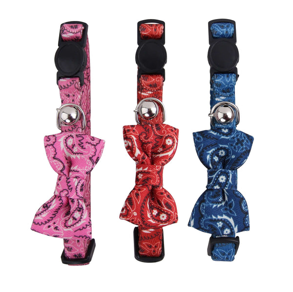 Pawise Cat Collar with Bowknot - PetStore.ae