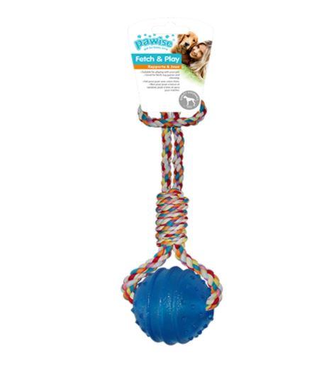 Pawise - TPR Ball w/rope handle - PetStore.ae
