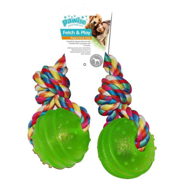 Pawise - TPR 2 Balls w/rope - PetStore.ae
