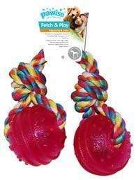 Pawise - TPR 2 Balls w/rope - PetStore.ae