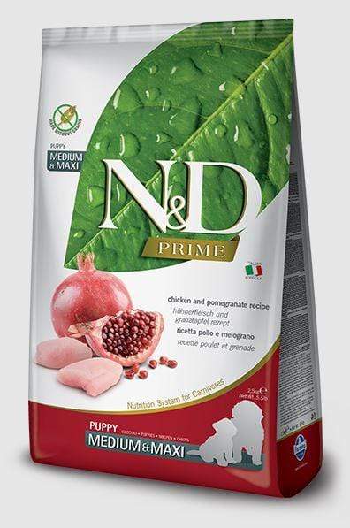 Farmina - N&D Prime Dog Chicken & Pomogranate Puppy Med/Maxi - PetStore.ae