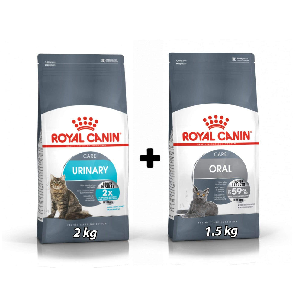 Royal Canin - Feline Care Nutrition Oral Care & Urinary Care Bundle Pack