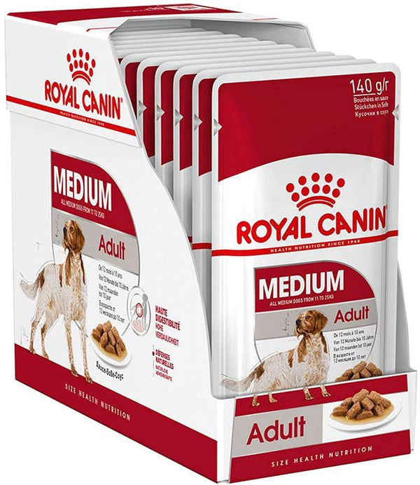 Medium Adult Wet Dog Food Pouch - Royal Canin - PetStore.ae