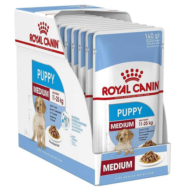 Medium Puppy Wet Dog Food Pouch - Royal Canin - PetStore.ae
