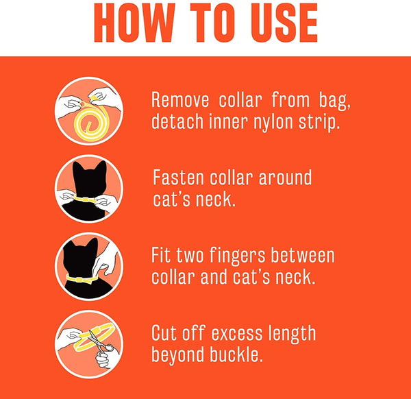 TropiClean Flea and Tick Repellent Collar for Cats One Size (BreakAway Collars) - PetStore.ae