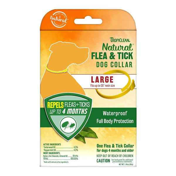 TropiClean - Natural Flea & Tick Tick Repellent Collar for Dogs - PetStore.ae