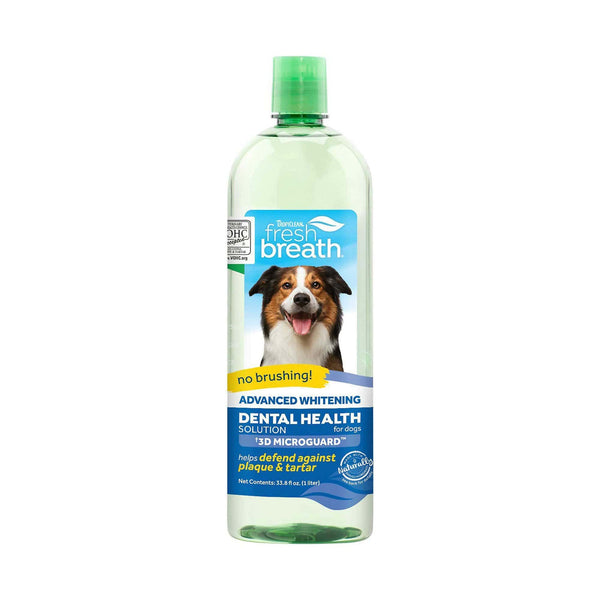 Tropiclean - Fresh Breath Advanced Whitening Water Additive, 16oz - PetStore.ae